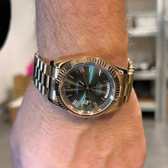 DATEIKO | ROMAN ROSEGOLD OLIVE