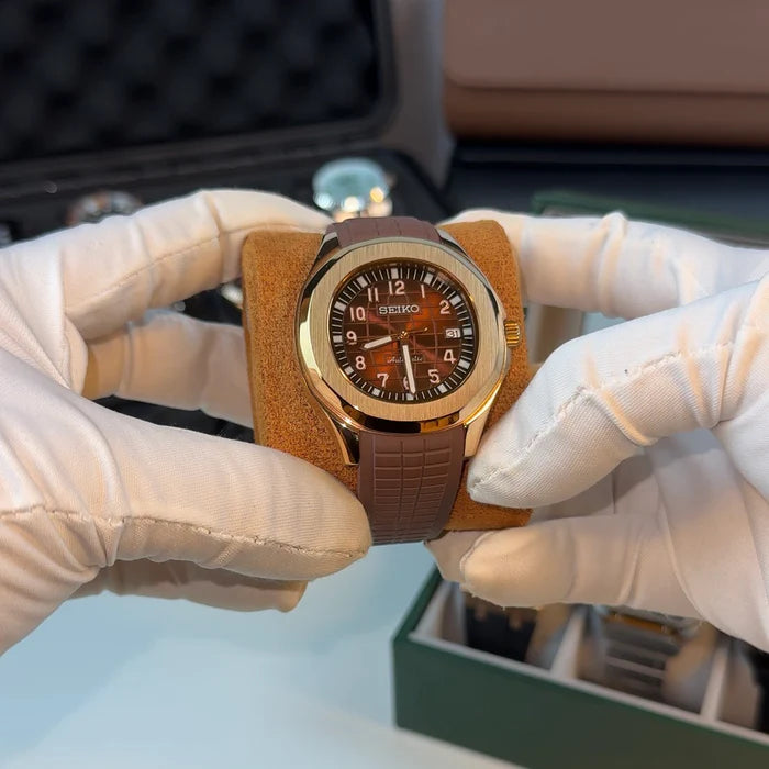 AQUA | BROWN ROSEGOLD